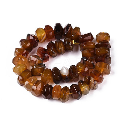 Natural Agate Beads Strands G-N356-01A-03-1