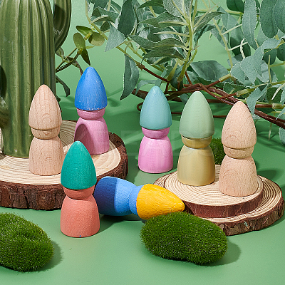 Wooden Dolls DIY-PH0005-17-1