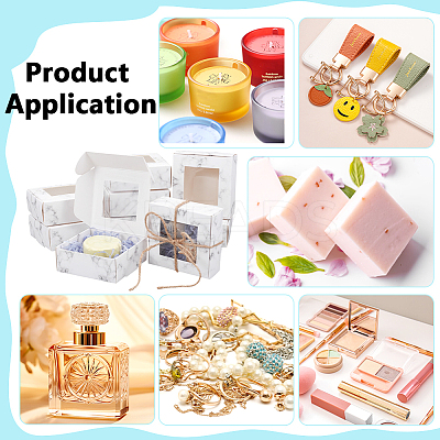 Marble Printed Paper Packaging Boxes CON-WH0085-131A-1