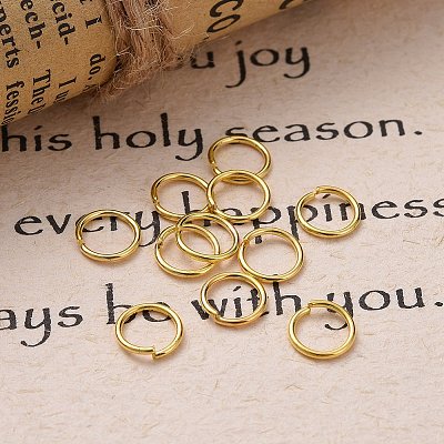 Iron Open Jump Rings IFIN-YW0001-08G-1