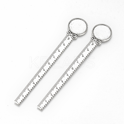 Tibetan Style Alloy Cabochon Setting LS-TIBE-R001-02AS-1