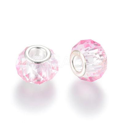 Handmade Glass European Beads GPDL25Y-74-1