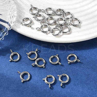 SHEGRACE Brass Spring Ring Clasps XGRPCN135-222P-1