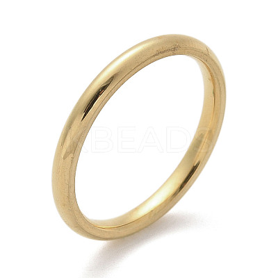 304 Stainless Steel Plain Band Rings STAS-I160-E03-G-1
