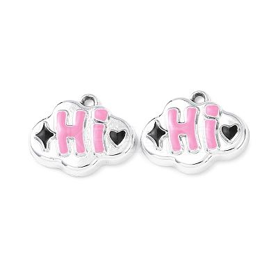 Alloy Enamel Pendants ENAM-K076-23P-1