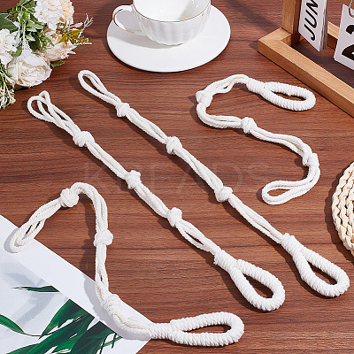 4Pcs Polyester Rope Hanging Planter AJEW-GF0012-78-1