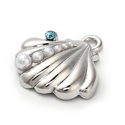 Alloy Rhinestone Pendants FIND-A051-06P-1