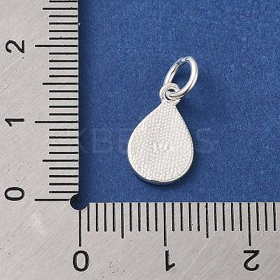 925 Sterling Silver Teardrop with Tree of Life Charms STER-K180-04S-1