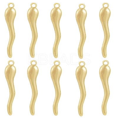 10Pcs 304 Stainless Steel Pendants STAS-BBC0006-29-1