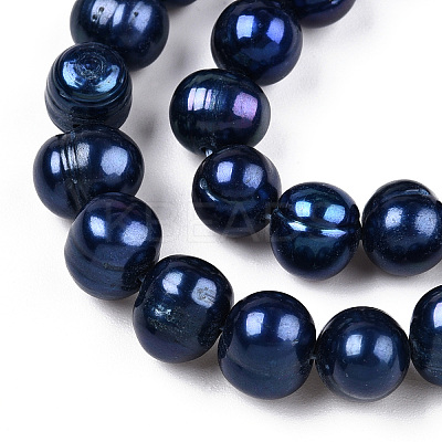 Natural Cultured Freshwater Pearl Beads Strands PEAR-N013-07E-1