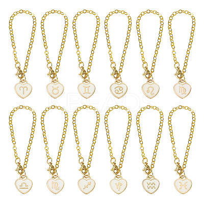 1 Set Alloy Enamel Wine Glass Charms HJEW-TA0001-16A-1