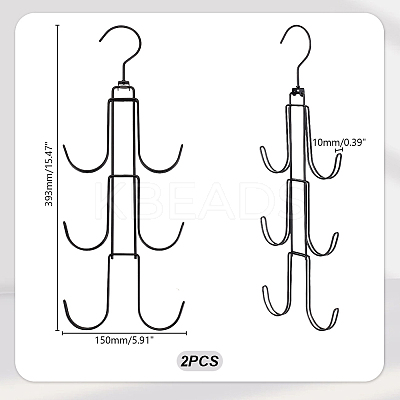 High Manganese Steel Swivel Hook Hangers DIY-WH0430-797-1