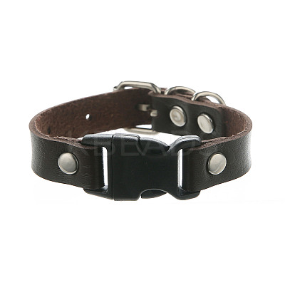 Imitation Leather & Alloy & Plastic Bracelets for Men Women FS-WG10CE2-12-1