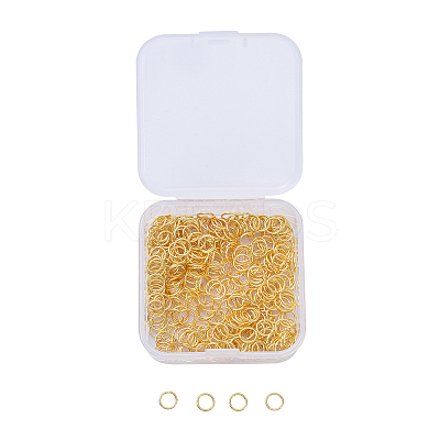 Iron Open Jump Rings IFIN-YW0001-08G-1