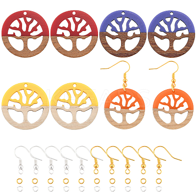 DIY Dangle Earring Making Kits DIY-OC0005-12-1
