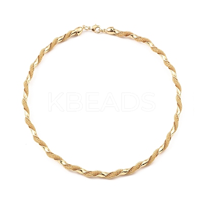 Brass Chain Necklaces NJEW-F313-05G-1