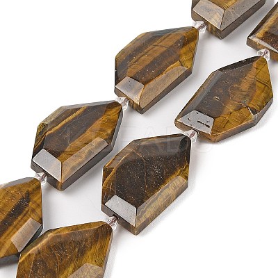 Natural Tiger Eye Beads Strands G-P548-A05-01-1