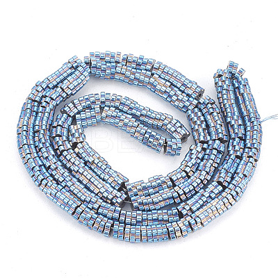 Electroplate Non-magnetic Synthetic Hematite Beads Strands G-T061-134A-1