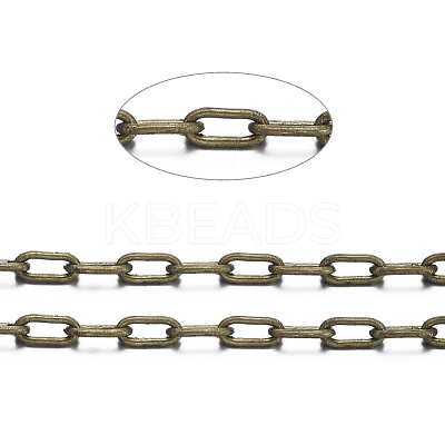 Brass Cable Chains CHC028Y-AB-1