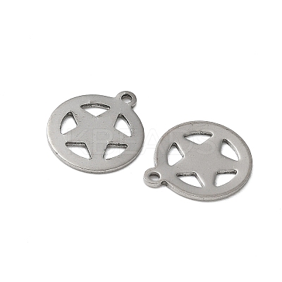 201 Stainless Steel Pendants STAS-I330-042P-1