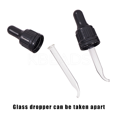 Essential Oil Bent Tip Glass Dropper TOOL-PH0017-20-1