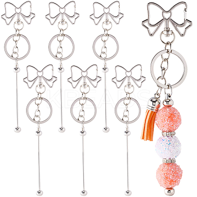 10Pcs Alloy Keychain Clasps KEYC-SC0001-80B-1