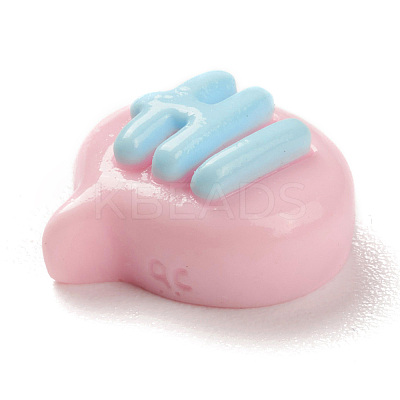Opaque Resin Cabochons LS-RESI-C032-01J-1