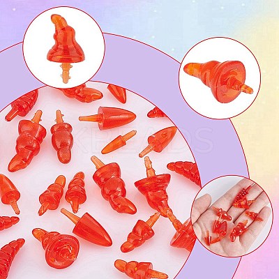 135Pcs 9 Styles Plastic Craft Nose DIY-AR0003-88-1