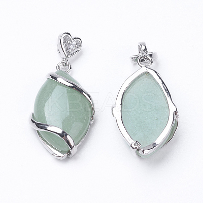Natural & Synthetic Mixed Stone Pendants G-E423-P-1
