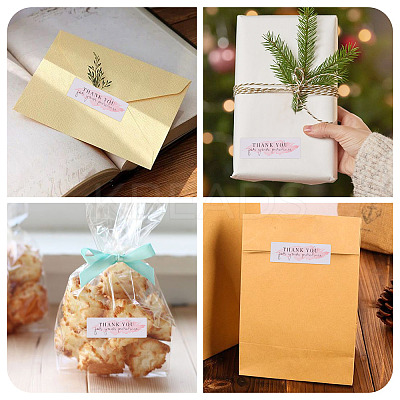 2 Rolls Self-Adhesive Paper Gift Tag Youstickers DIY-TA0013-48A-1