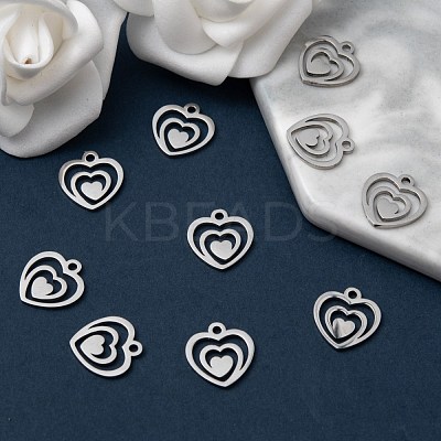 Non-Tarnish 304 Stainless Steel Charms STAS-Q201-T174-1