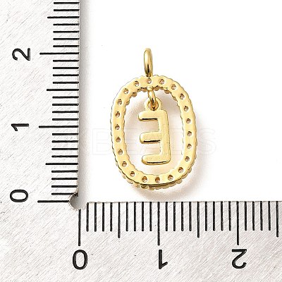 Brass Micro Pave Cubic Zirconia Pendants ZIRC-P123-01G-E01-1