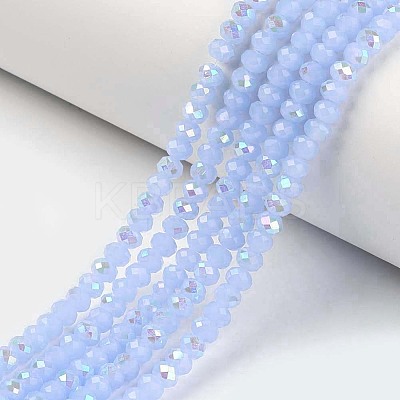 Electroplate Glass Beads Strands LS-EGLA-A034-J8mm-L03-1