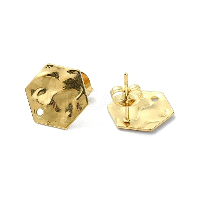 304 Stainless Steel Stud Earring Findings STAS-L024-003G-06-1