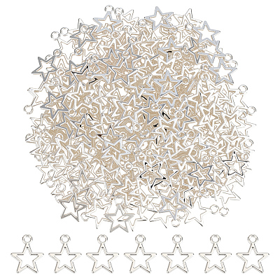 200Pcs Tibetan Style Alloy Charms FIND-ME0001-71S-1
