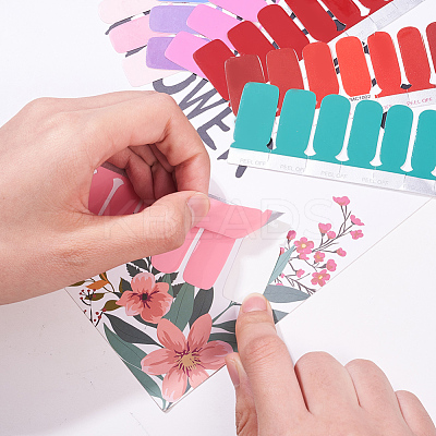 Solid Color Full Cover Best Nail Stickers MRMJ-T039-01-M-1