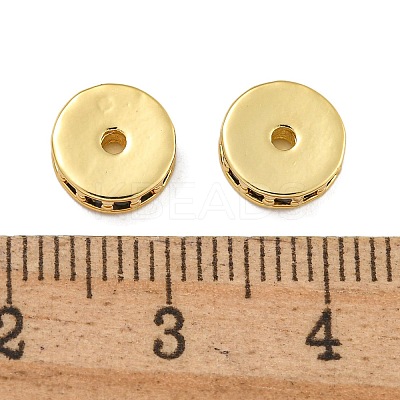 Rack Plating Brass Micro Pave Cubic Zirconia Beads KK-U030-28G-10-1