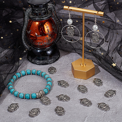 30Pcs Tibetan Style Alloy Pendants FIND-SC0004-58-1