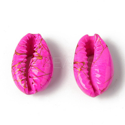 Natural Cowrie Shell Beads X-SSHEL-N0232-08B-1