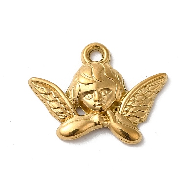 304 Stainless Steel Pendants STAS-I203-68G-1