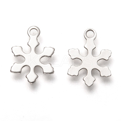 Non-Tarnish Christmas 201 Stainless Steel Charms X-STAS-C017-26P-1