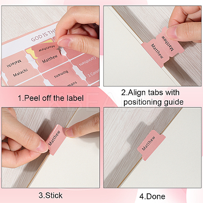 Label Sticker Paper Self-Adhesive Stickers DIY-WH20001-30A-1