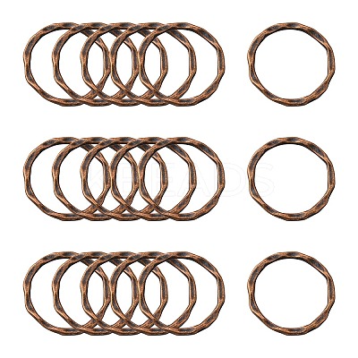 Tibetan Style Linking Rings LS-X-PALLOY-A017-R-FF-1