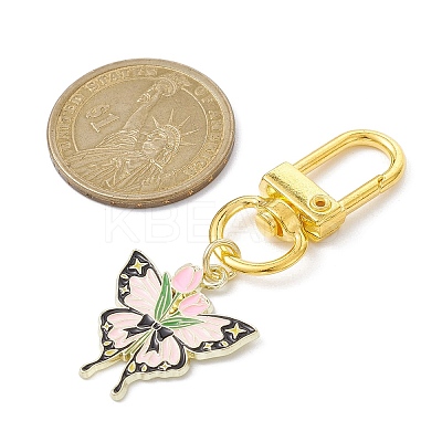 Alloy Enamel Pendant Decorations HJEW-JM01352-1