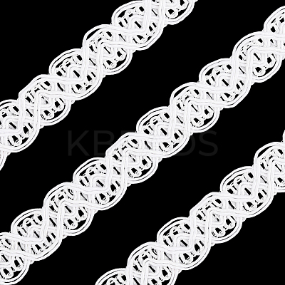 18Yards Polyester Braided Lace Trim OCOR-CY0001-88A-1
