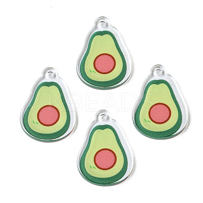 Translucent Acrylic Pendants TACR-N013-002-1