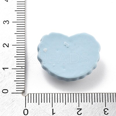 Opaque Resin Cabochon CRES-I039-01B-1