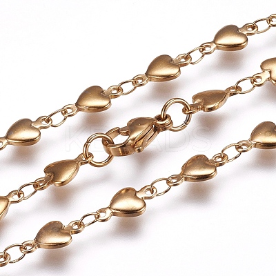 304 Stainless Steel Chain Necklaces LS-STAS-P164-11G-1