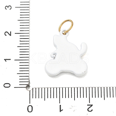 Printed 304 Stainless Steel Pendants SA-CBA4D1F-09G-H-1