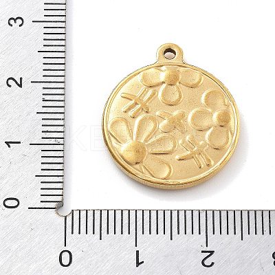 304 Stainless Steel Pendants STAS-I327-07G-1